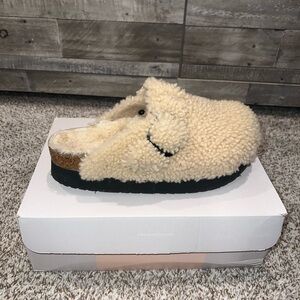 Birkenstock Papillio Boston Big Buckle Platform Shearling